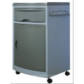 CE Qualification ABS Hospital Cabinets gray color with castors